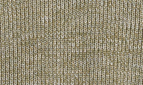 Madewell Marled Cotton Shaker Stitch Crewneck Sweater In Green