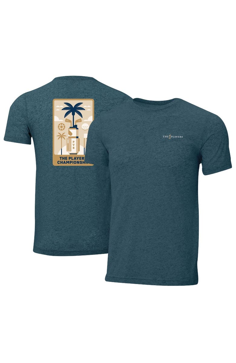 AHEAD Men's Ahead  Blue THE PLAYERS Golf Bag Instant Classic Tri-Blend T-Shirt, Main, color, Blue