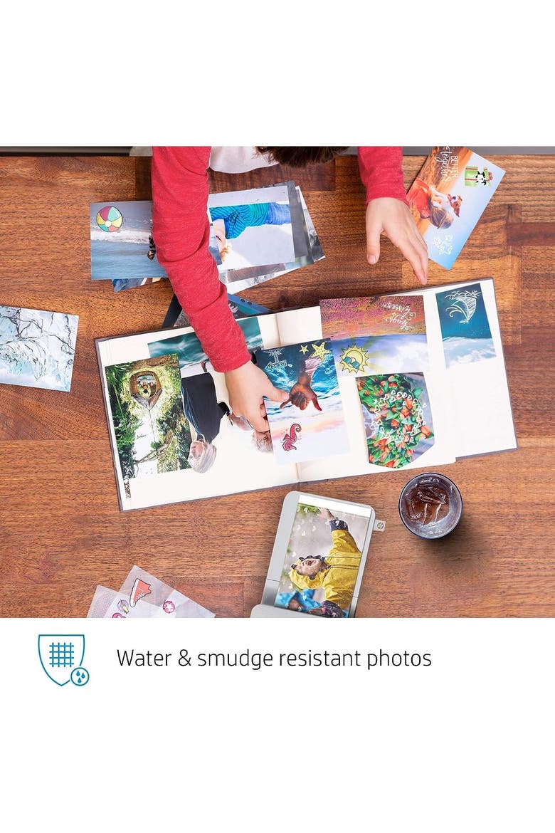 Photo Paper and Cartridges Compatible with Sprocket Studio Printers, Alternate, color, White