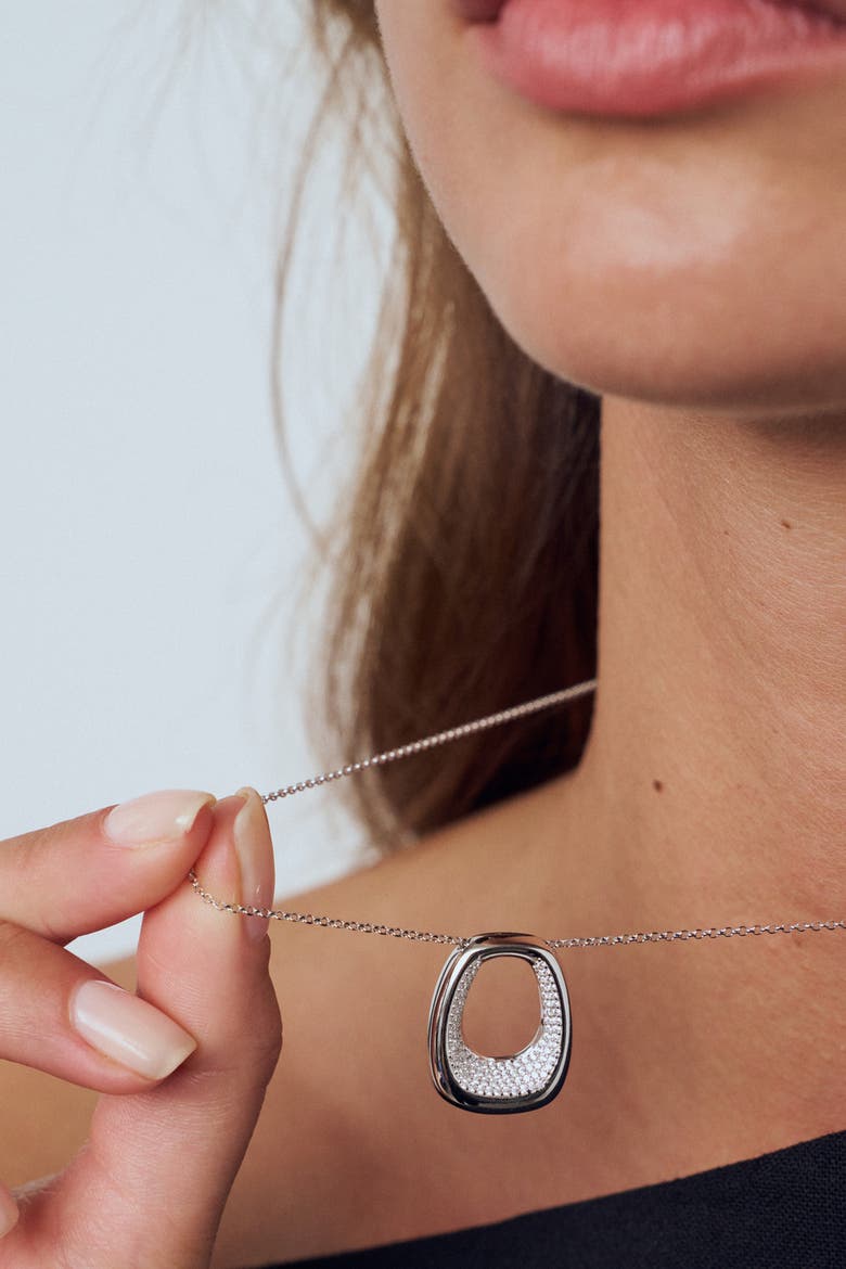 Necklace Borsa, Alternate, color, 925 Sterling Silver