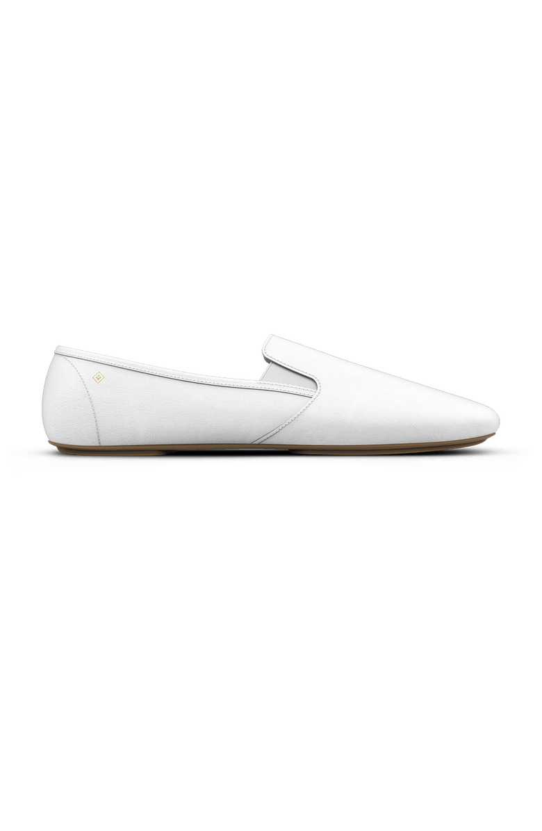 Rivieras Leather Jazz Shoe, Main, color, White