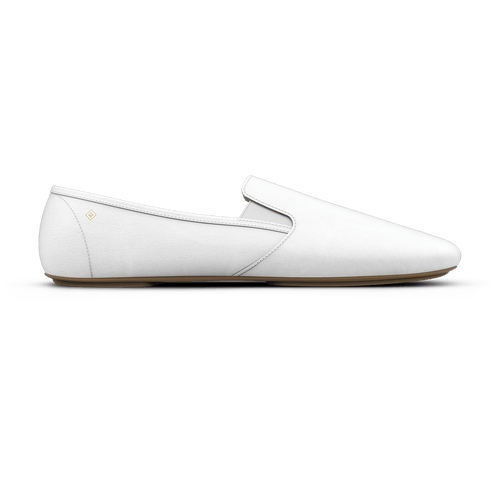 Rivieras Leather Jazz Shoe In White