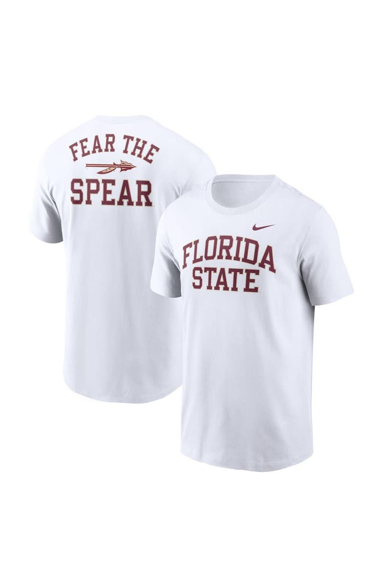 Nike Men's Nike White Florida State Seminoles Blitz 2-Hit T-Shirt, Alternate, color, 