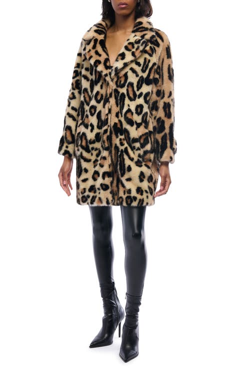 Leopard Faux Fur Coat