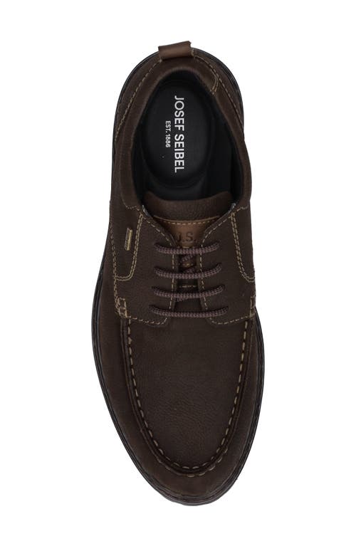 Josef Seibel Erroll 62 Waterproof Lugged Moc Toe Derby In Black