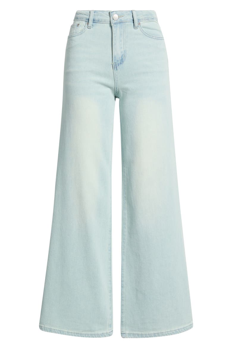 High Waist Wide Leg Jeans, Alternate, color, LIGHT INDIGO