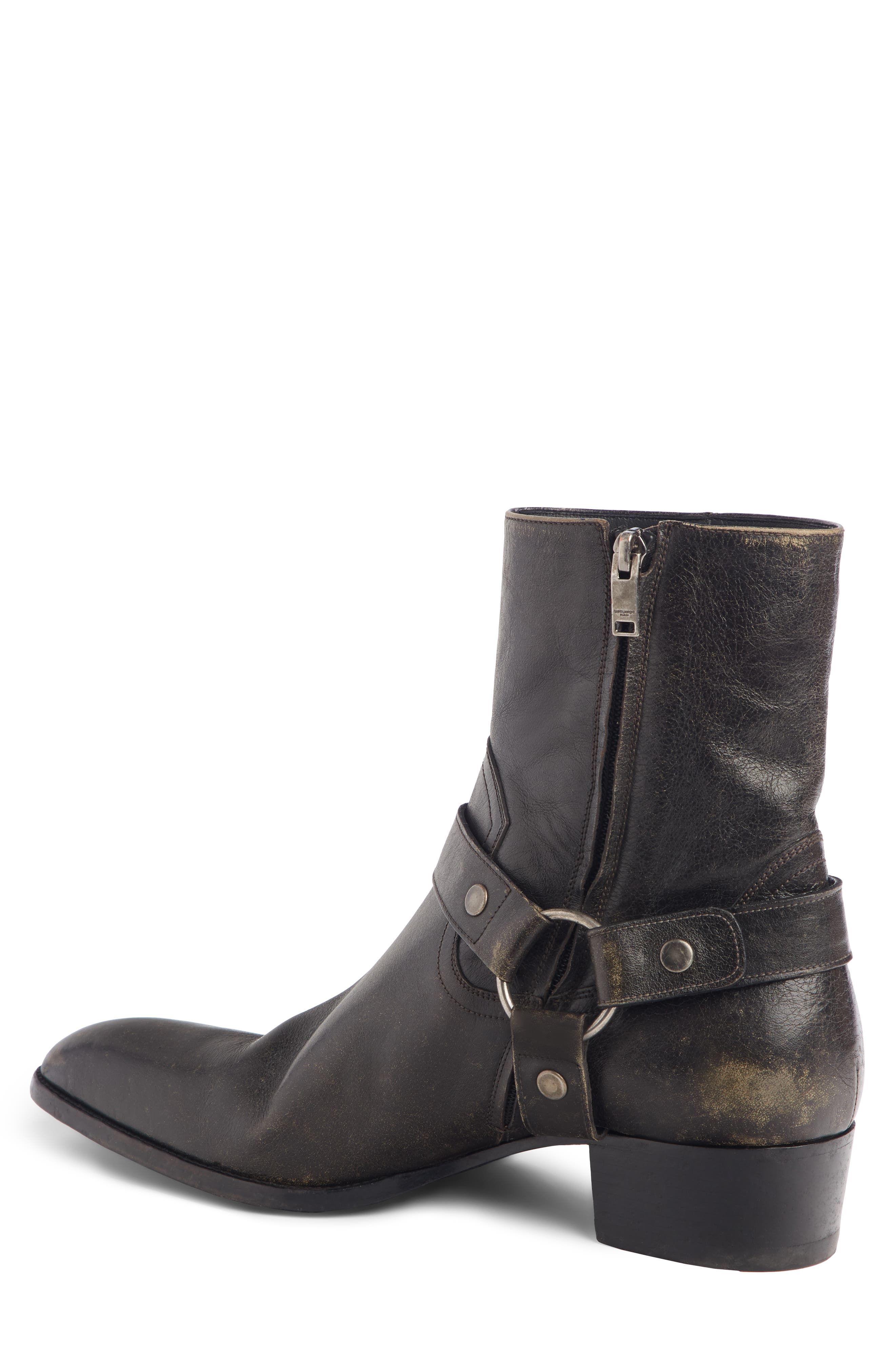 Saint Laurent Wyatt Harness Boot, Alternate, color, 