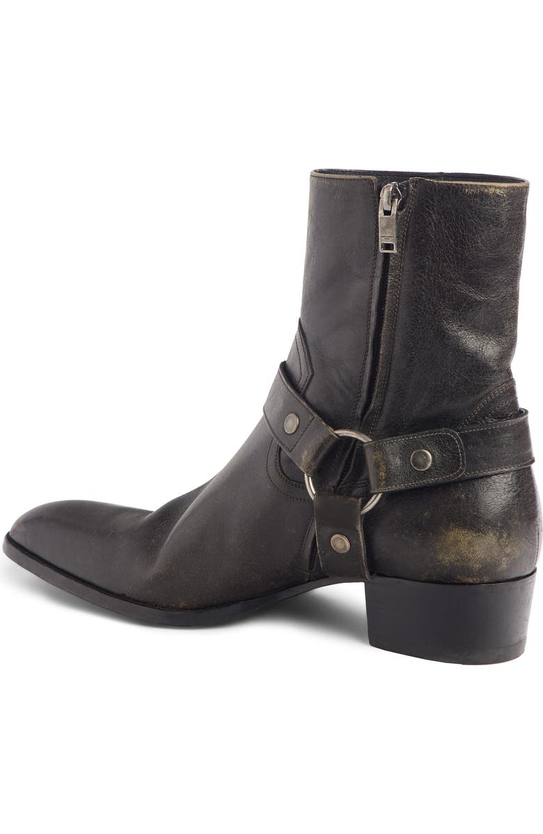 Saint Laurent Wyatt Harness Boot, Alternate, color,