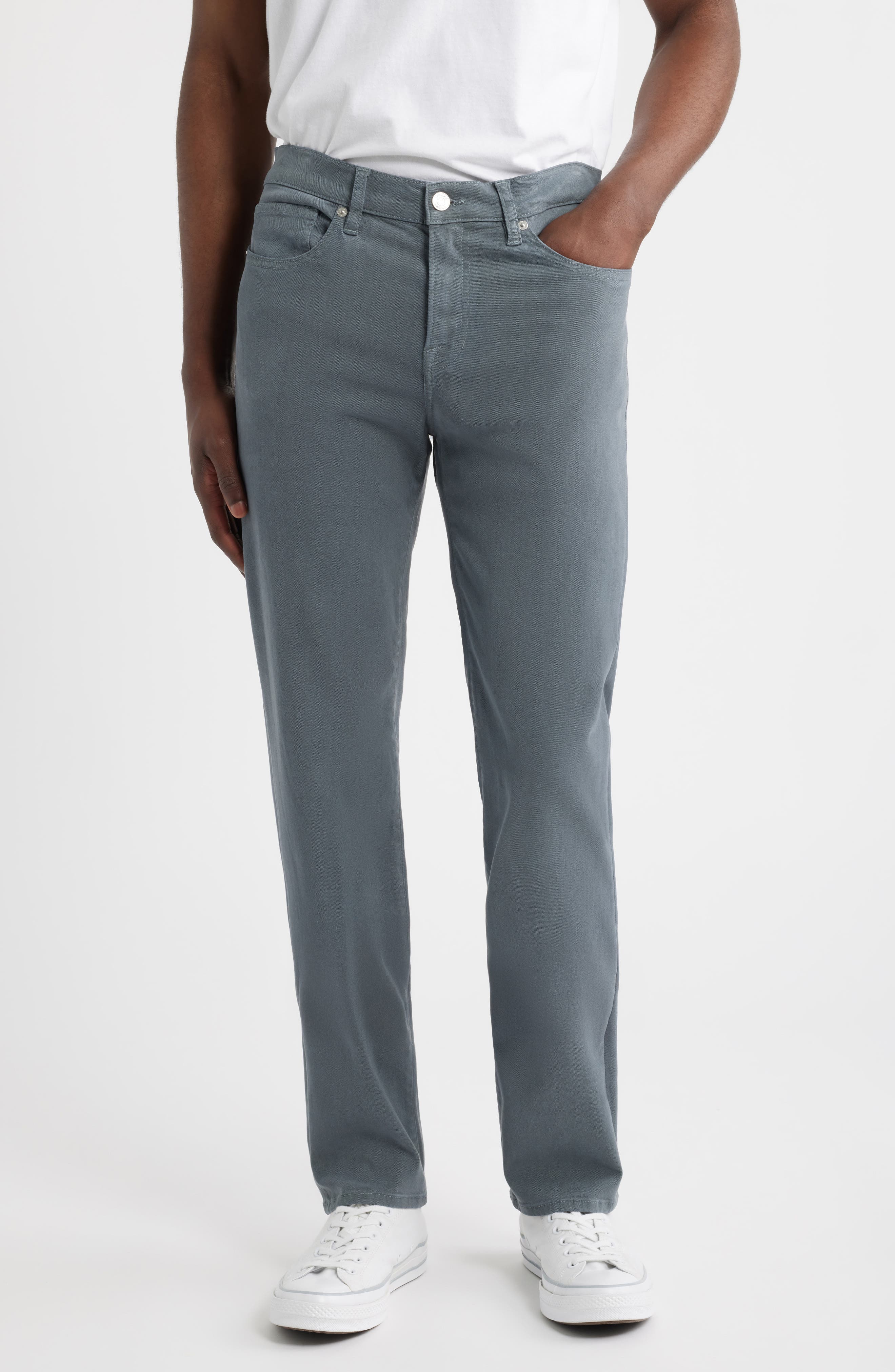 L'Homme Slim Fit Five-Pocket Twill Pants - image 5