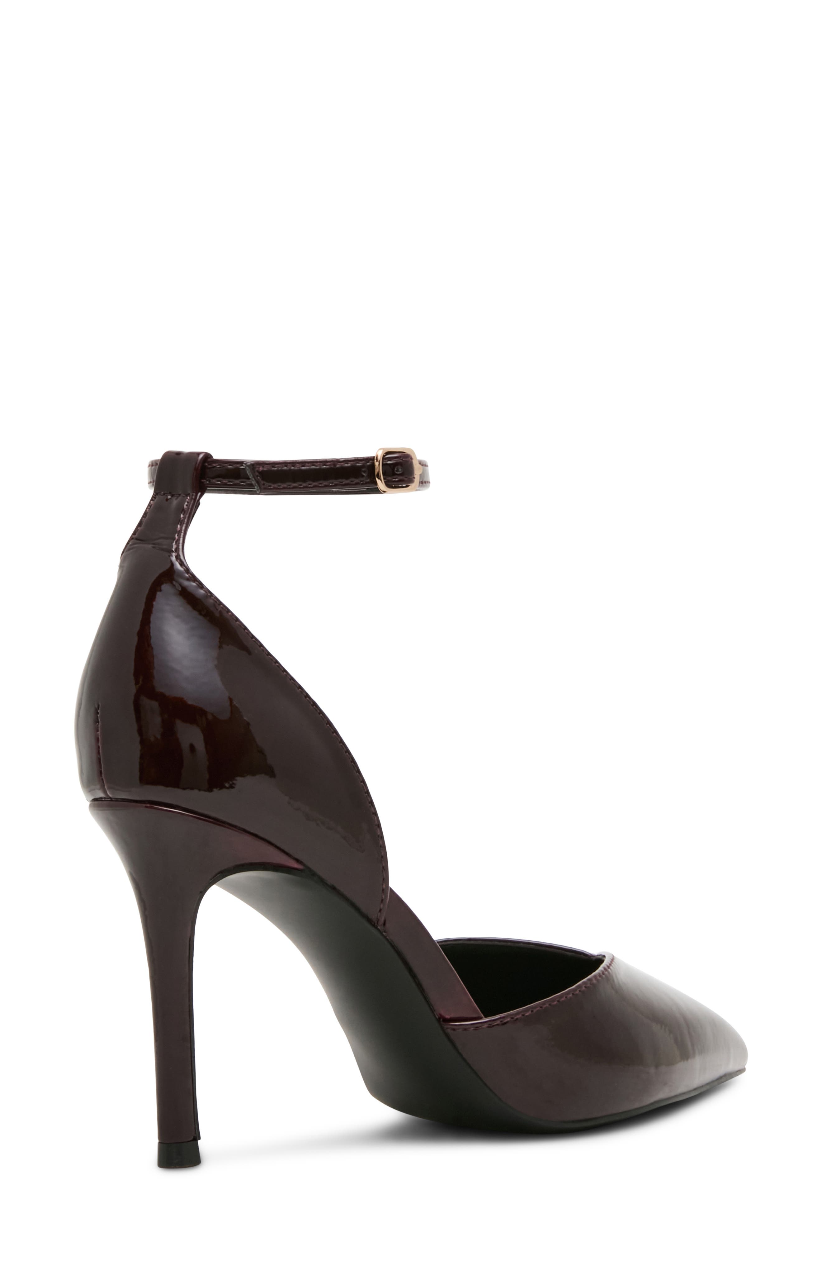 Karat Faux Leather Pump, Alternate, color, MERLOT PATENT