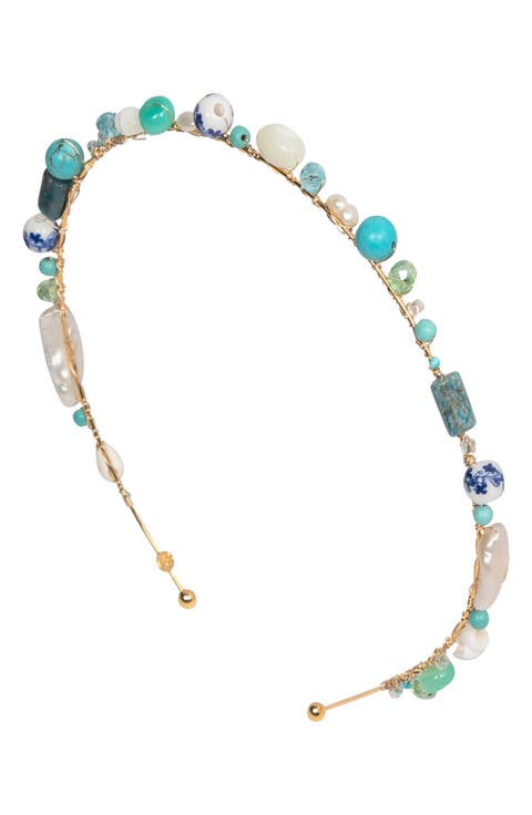 Marietta Semiprecious Stone Headband