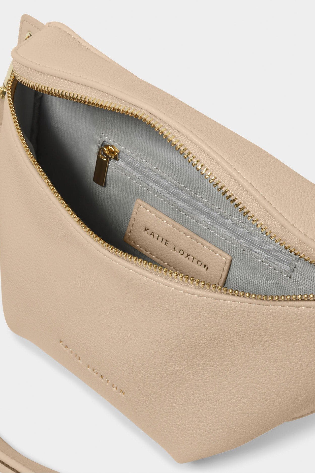 Katie Loxton Maya Belt Bag, Alternate, color, Light Taupe