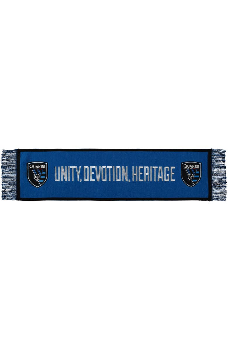 WINNING STREAK San Jose Earthquakes 30.5'' x 8'' Heritage Scarf Banner, Main, color, Blue