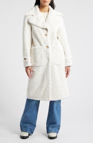 Sam Edelman Longline Faux Fur Coat
