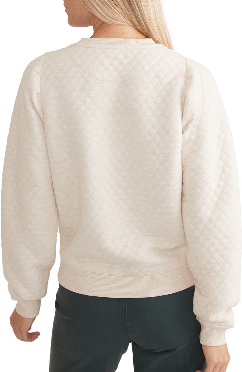 Marine Layer Corbet Quilted Sweatshirt, Alternate, color, 