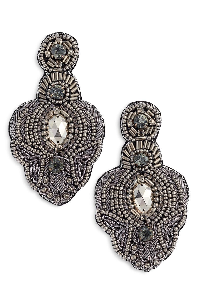 Tasha Beaded Earrings, Main, color, 