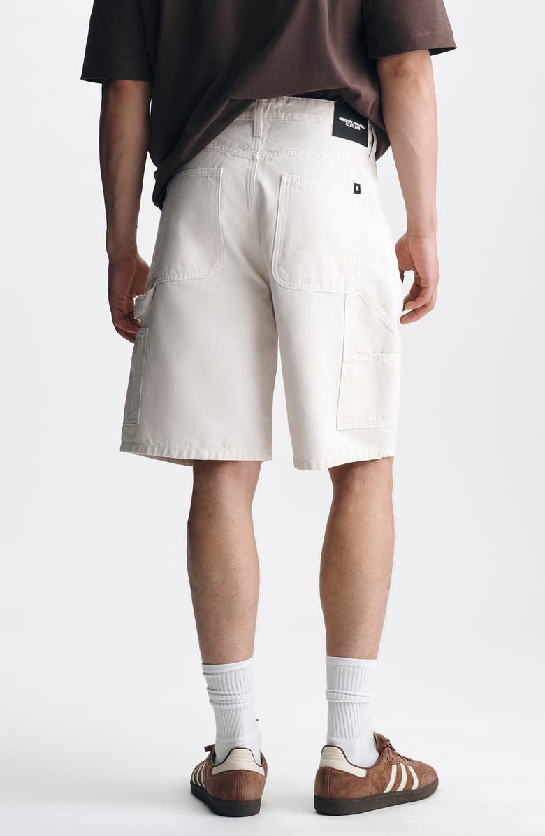 Brooklyn Industries Williamsburg Relaxed Fit Canvas Carpenter Shorts, Alternate, color, Cream Colored Canva