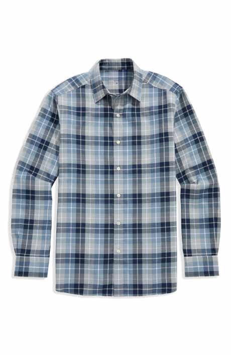 vineyard vines Brant Plaid Tech Twill Button-Up Shirt