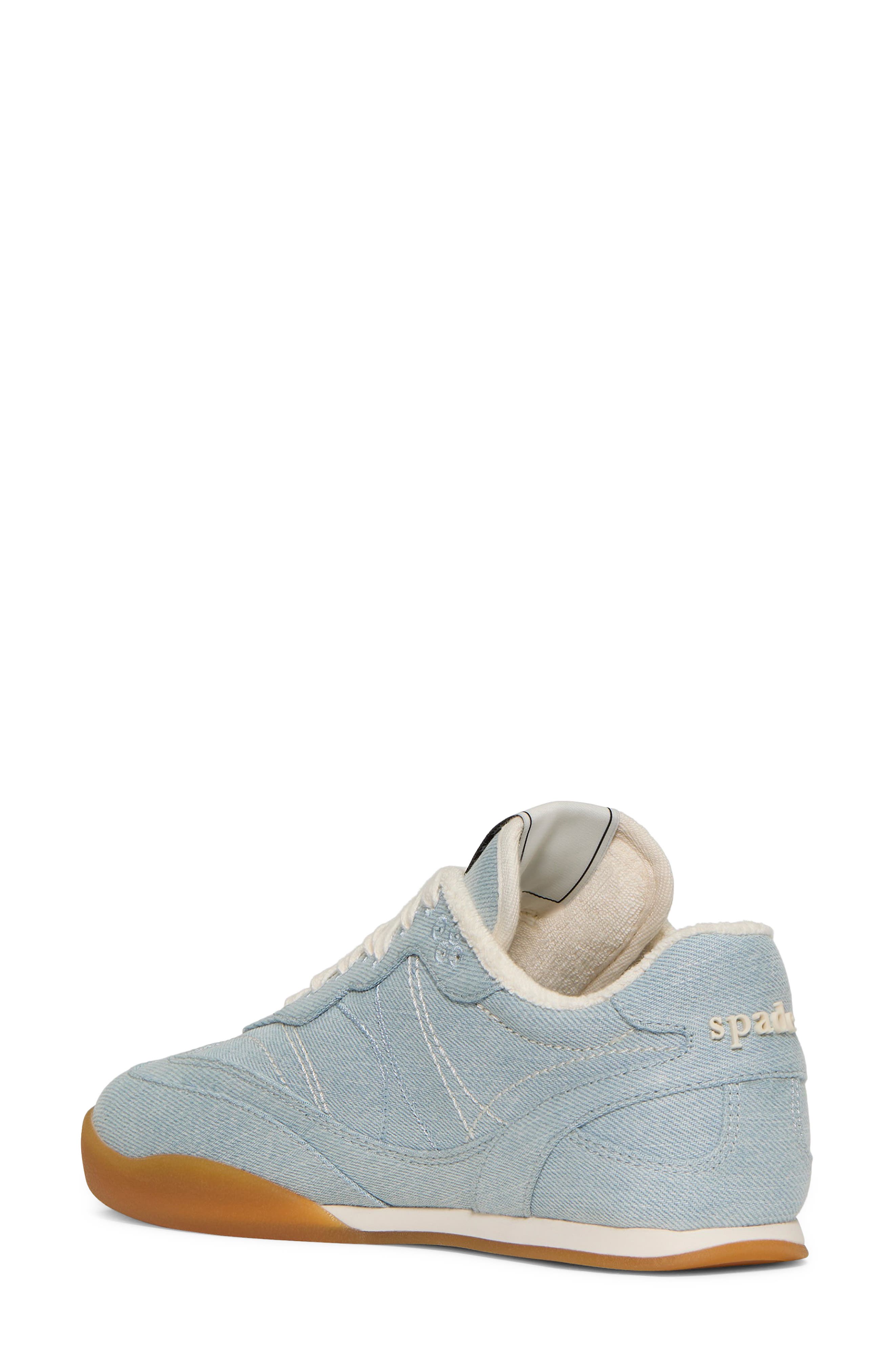 Kate Spade New York drift denim sneaker, Alternate, color, Extra Light Denim