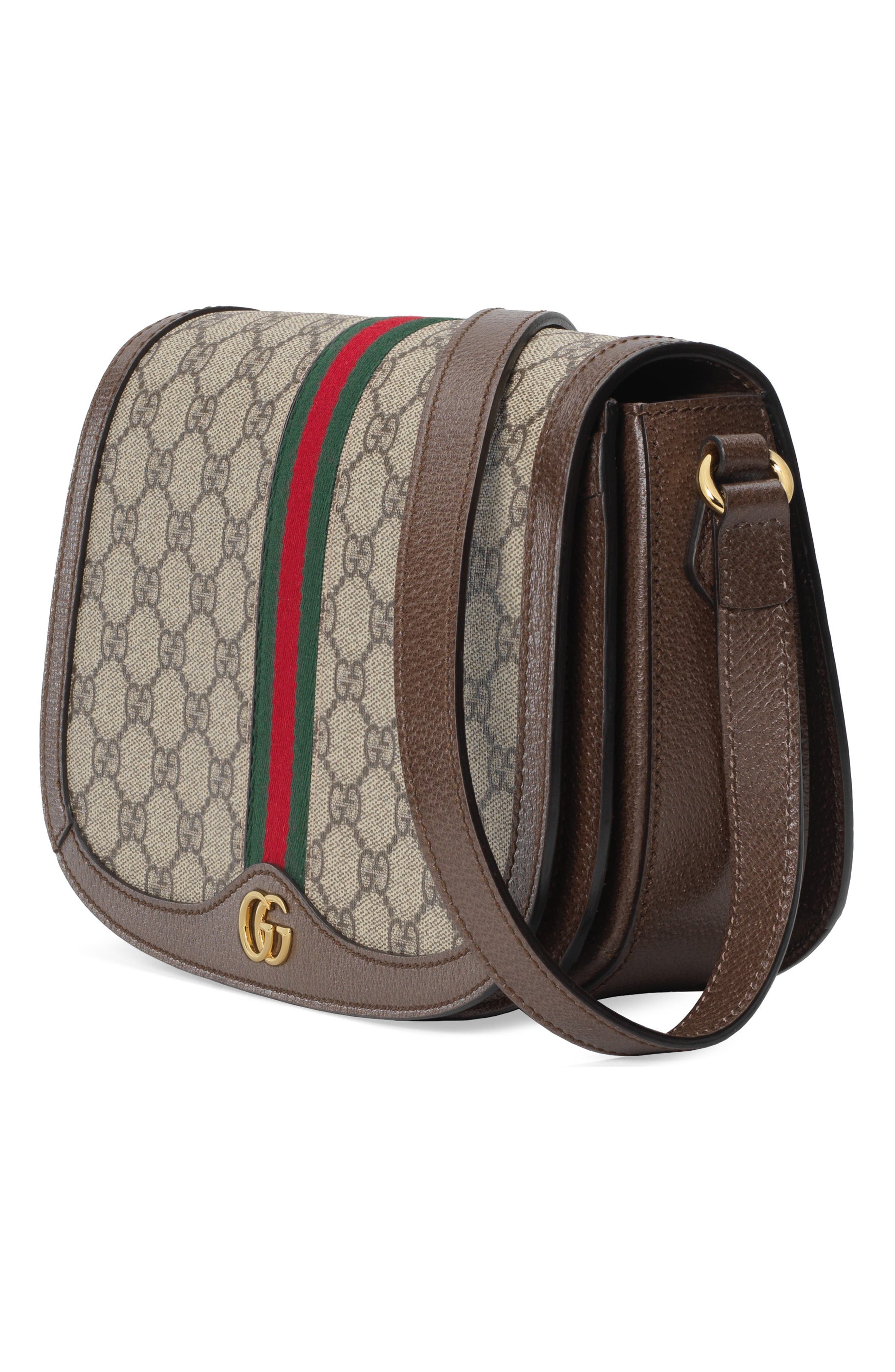 Gucci Small Ophidia GG Supreme Canvas Shoulder Bag, Alternate, color, 