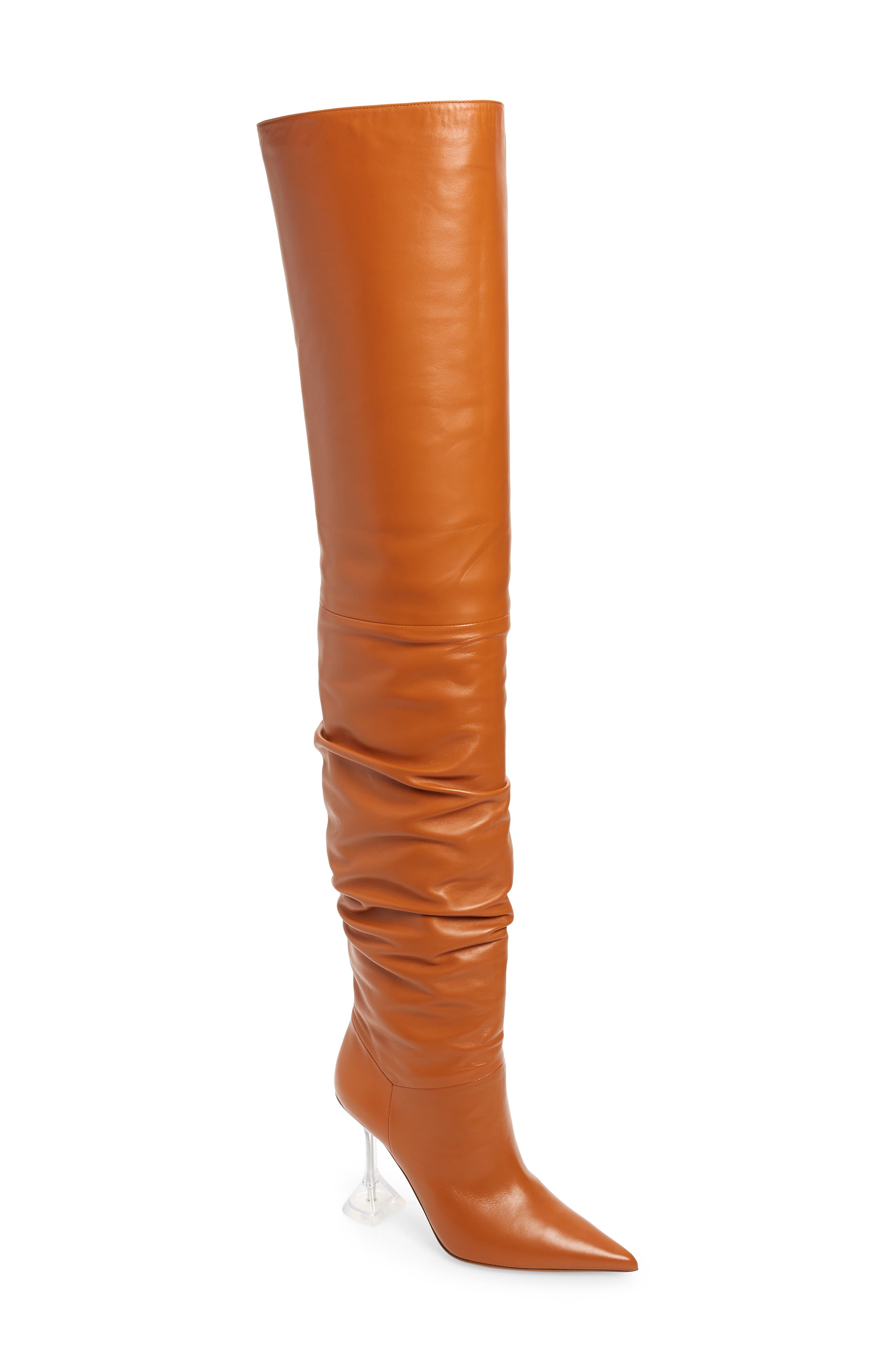 Amina Muaddi Olivia Over the Knee Boot, Main, color, 