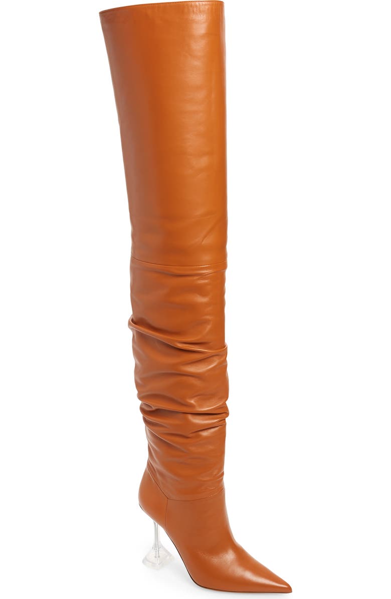 Amina Muaddi Olivia Over the Knee Boot, Main, color,
