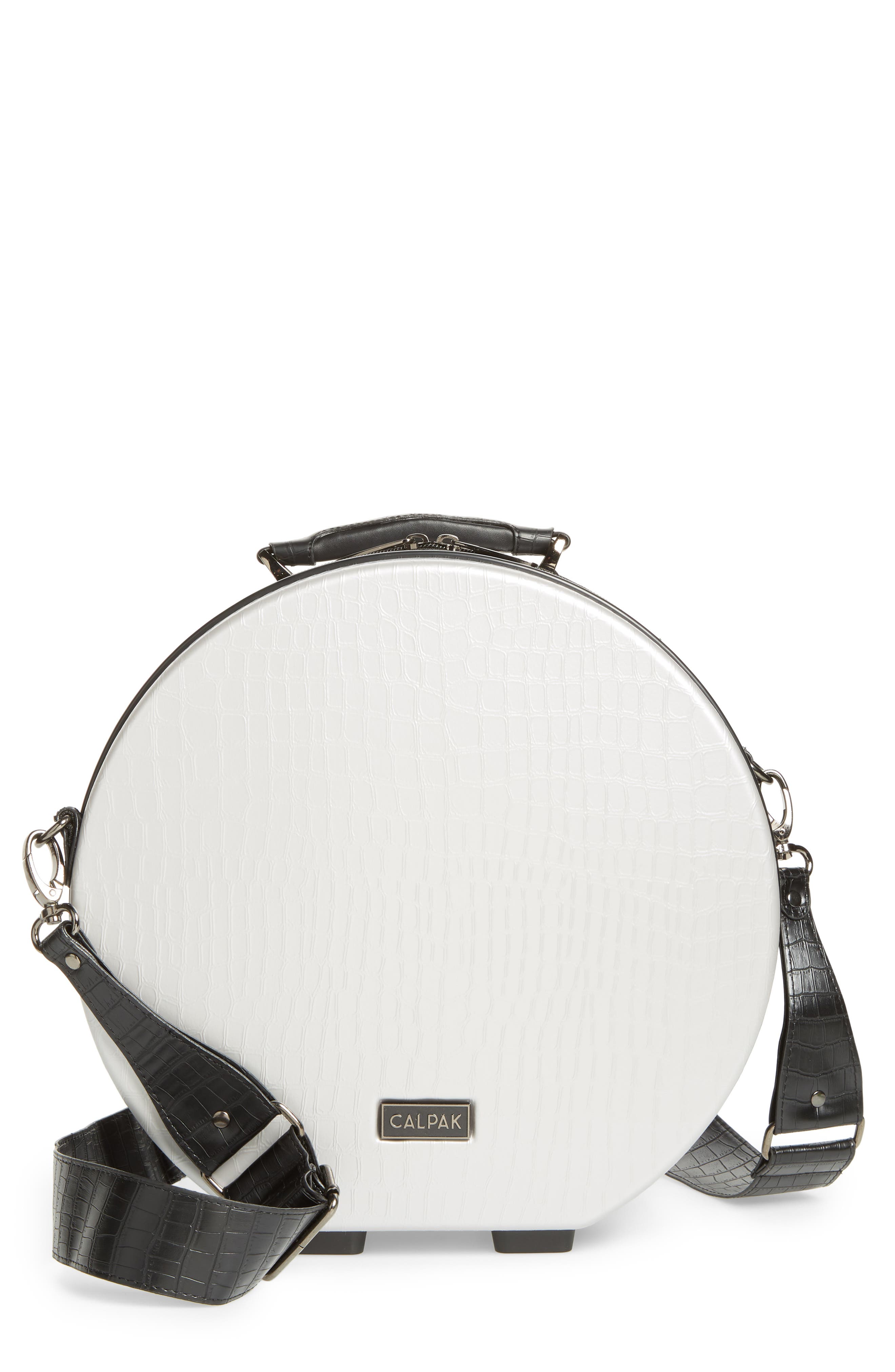 CALPAK Baye Small Hardcase Hat Box, Main, color, 