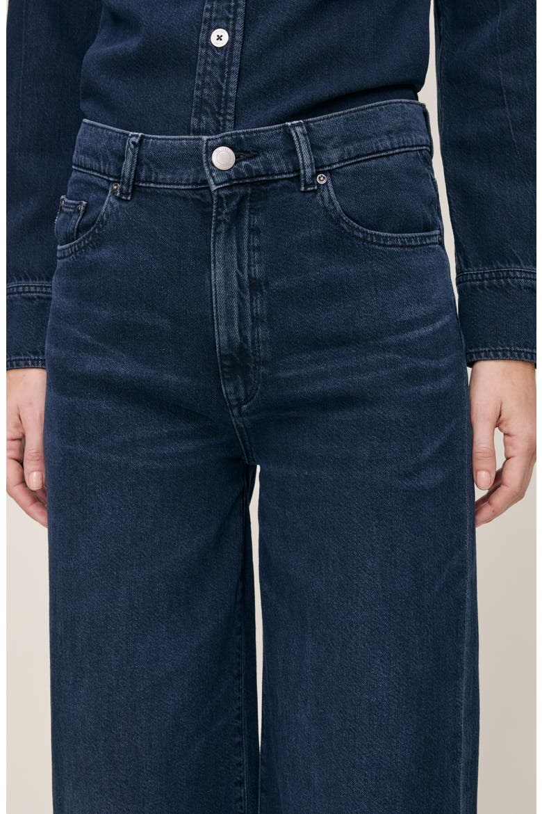 Hepburn High Waist Wide Leg Jeans, Alternate, color, CRATER LAKE