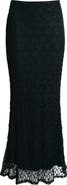 Open Edit Sheer Lace Maxi Skirt