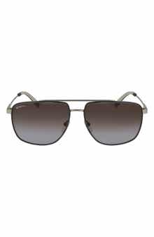 FERRAGAMO 60mm Gradient Navigator Sunglasses