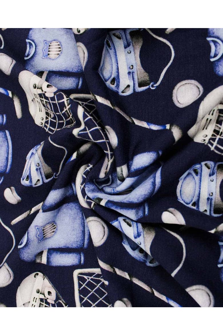 baby pajamas romper, Alternate, color, Navy Blue