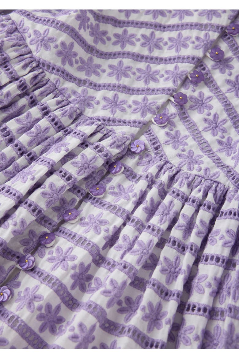 Odessa Puff Sleeve Mini Dress, Alternate, color, Lavender