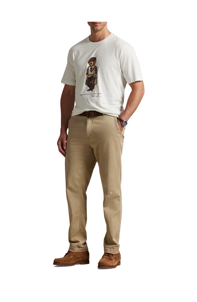 Polo Ralph Lauren Big & Tall Polo Bear Jersey T-Shirt, Alternate, color, Deckwash White