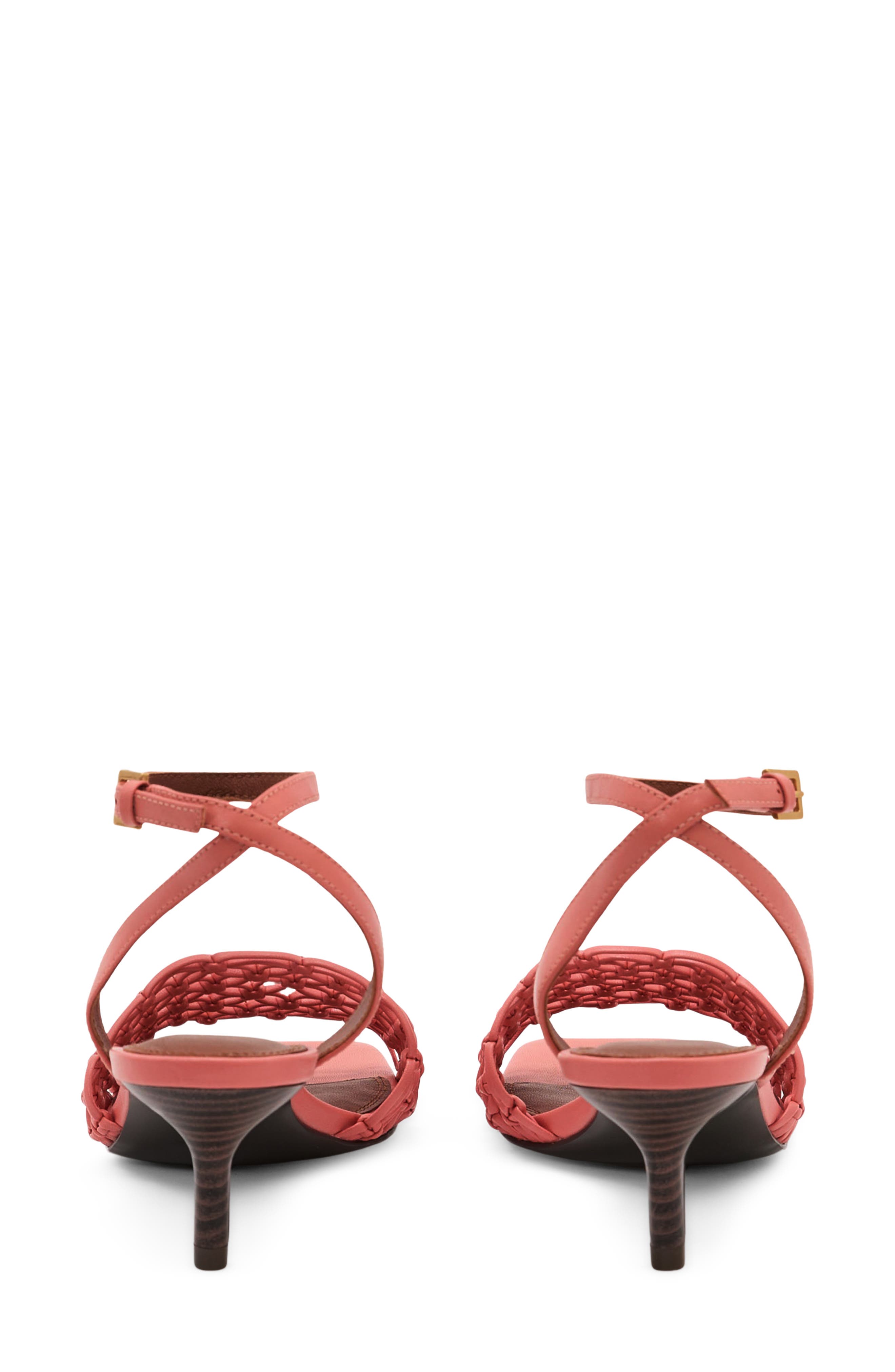 Stephanie Ankle Strap Sandal, Alternate, color, PINK