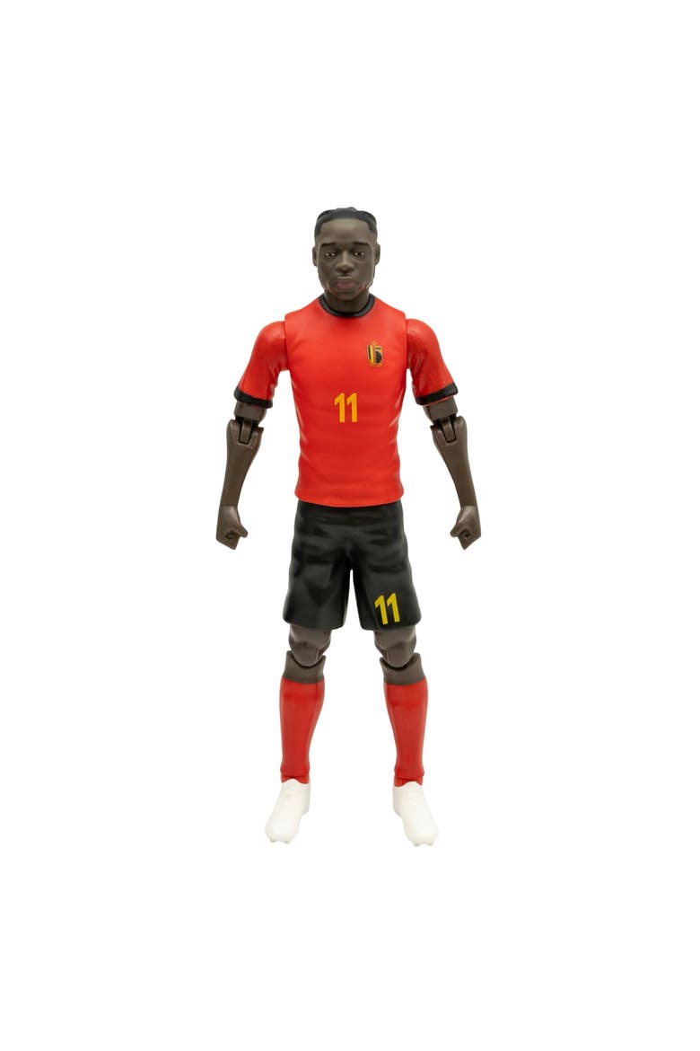 Sockers Belgium National Jérémy Doku 8" Soccer Action Figure, Main, color, Red