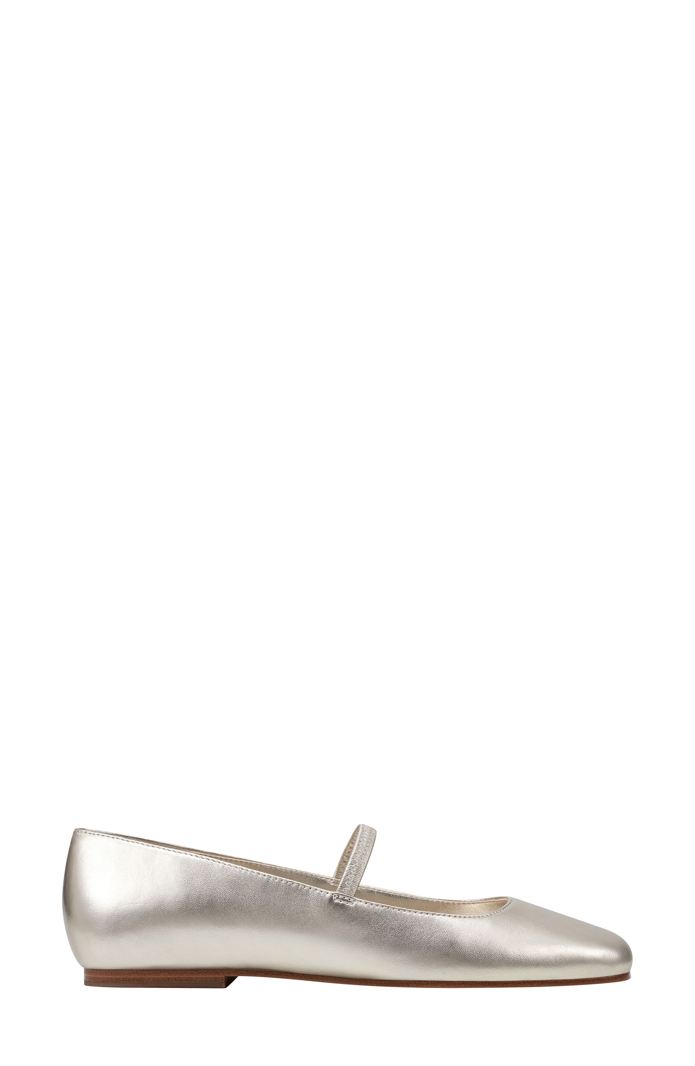 Urella Mary Jane Flat, Alternate, color, GOLD