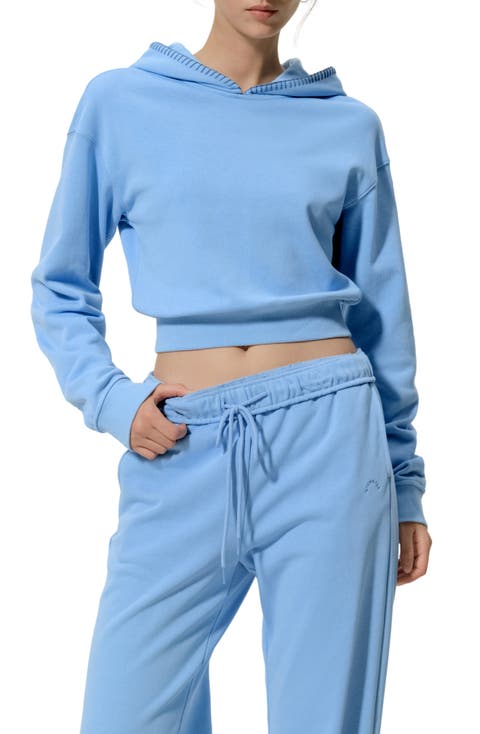 SILKERRY Cropped Fit Seamflow Poise Pullover Hoddie