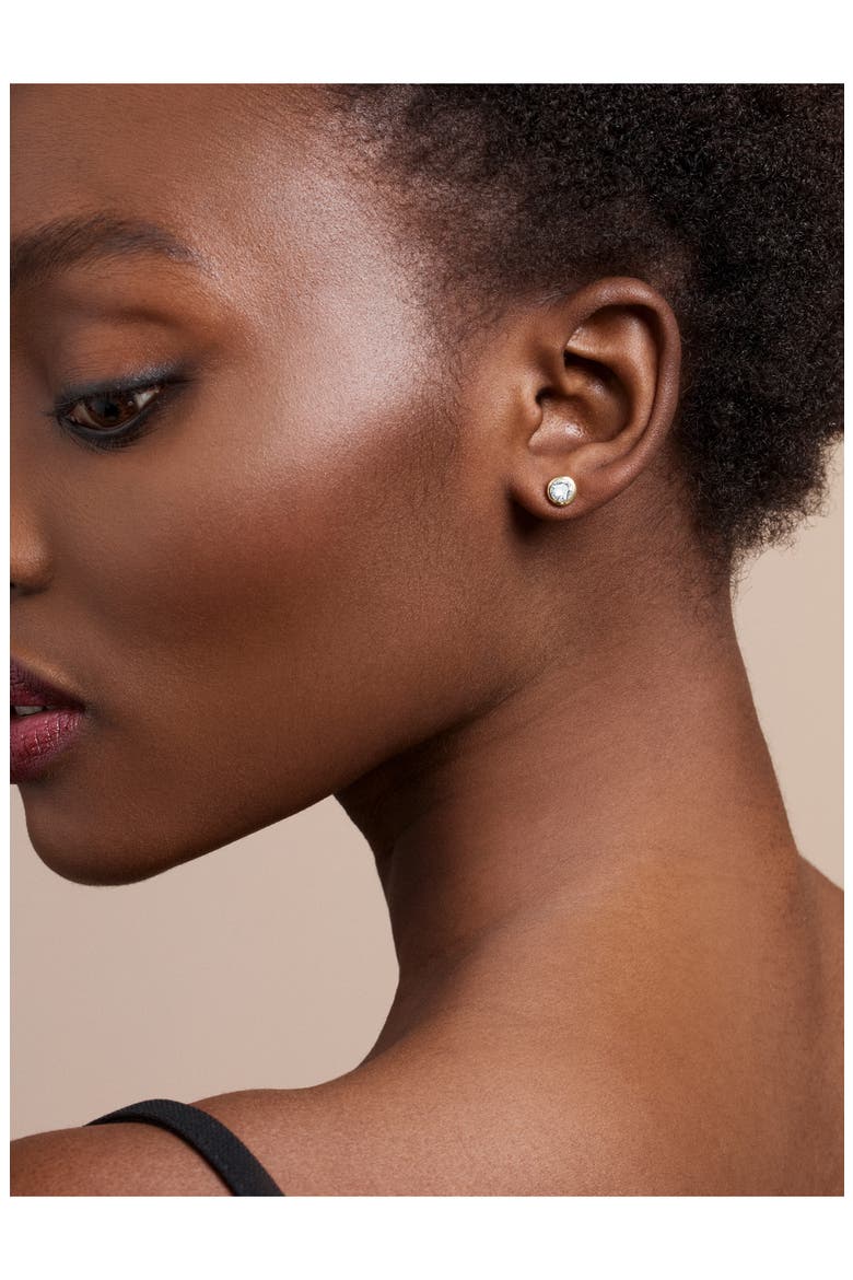 Sinaa Crystal Stud Earrings, Alternate, color, GOLD TONE CLEAR CRYSTAL