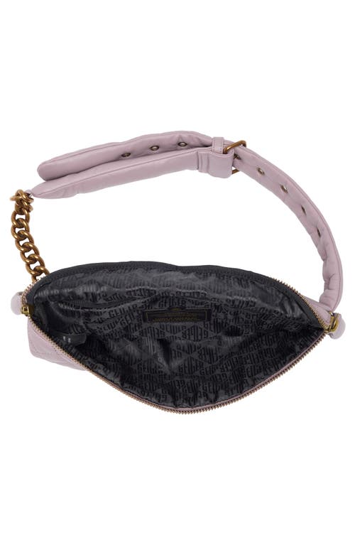 Kurt Geiger London Brixton Leather Belt Bag In Light/pastel Purple