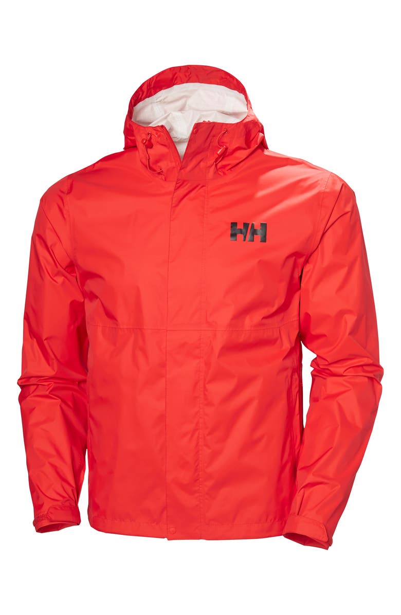 Helly Hansen Loke 2.0 Waterproof Packable Jacket, Alternate, color, Alert Red