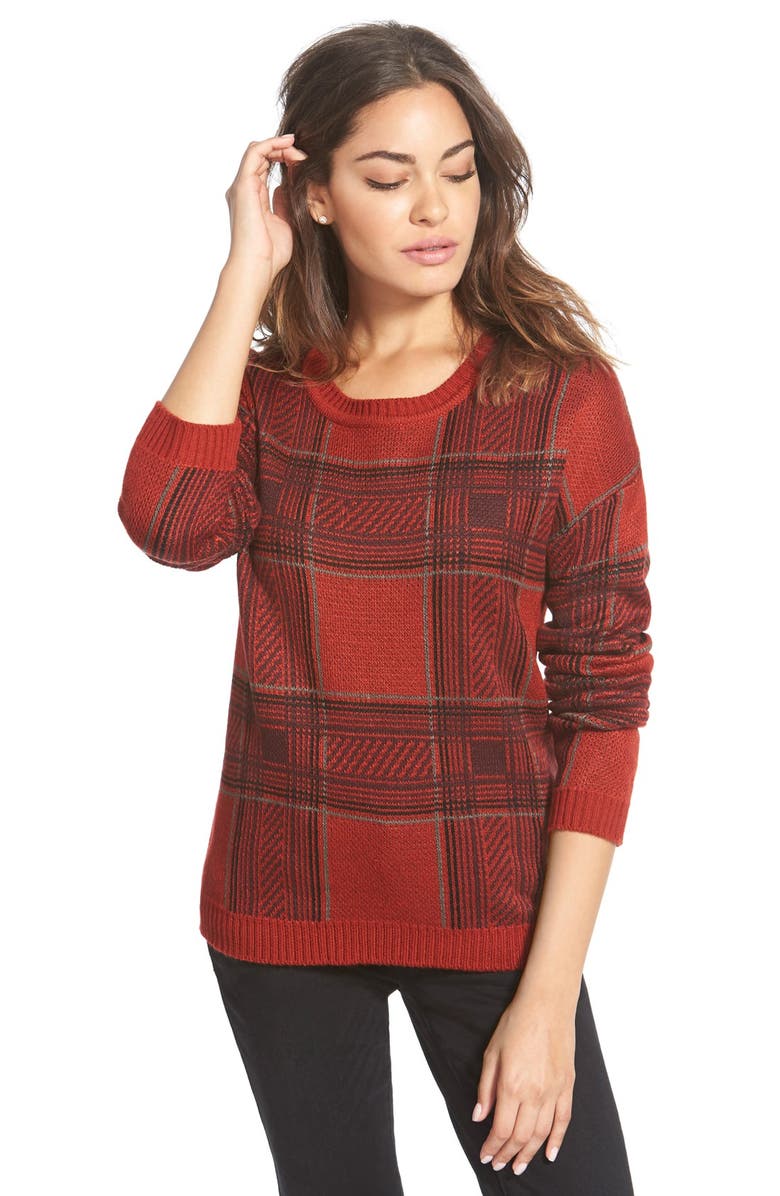 Element 'Peninsula' Plaid Sweater, Main, color,