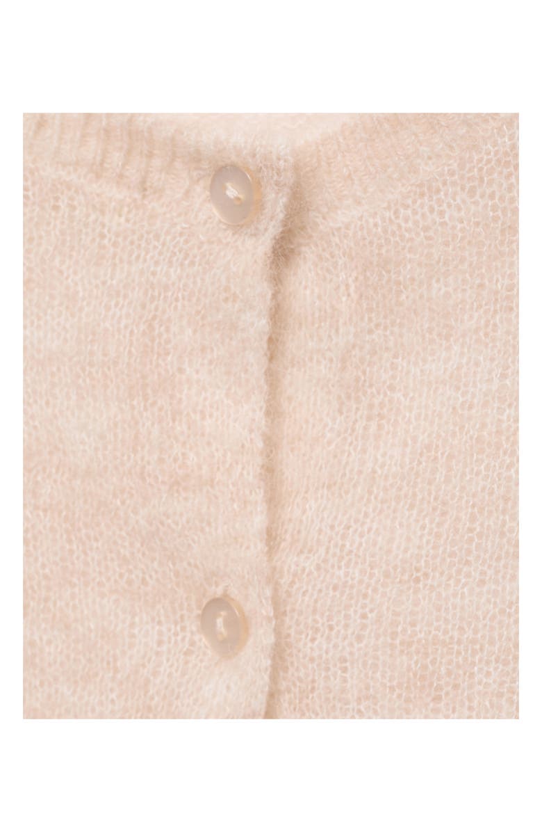 MANGO Crop Cardigan, Alternate, color, Beige