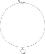 Monica Vinader Lab Grown Diamond Initial Pendant