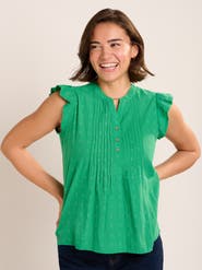 Brakeburn Talita Pintuck Detail Blouse