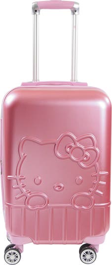 Hello Kitty 21" Hard-sided spinner rolling carryon Luggage