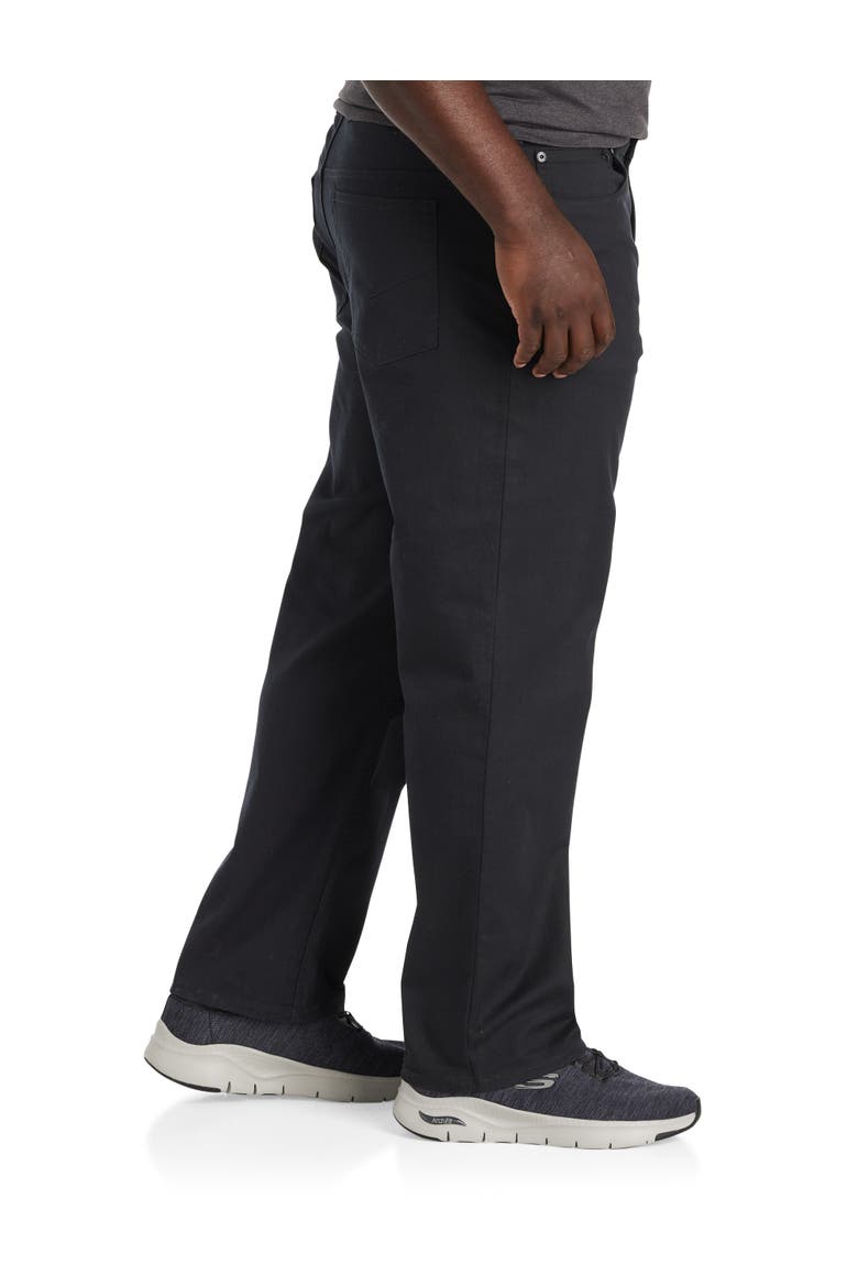 Big & Tall Black Loose-Fit Stretch Jeans, Alternate, color, BLACK