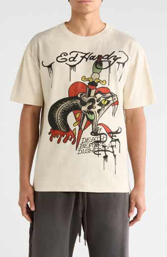 Dagger Snake Cotton Graphic T-Shirt