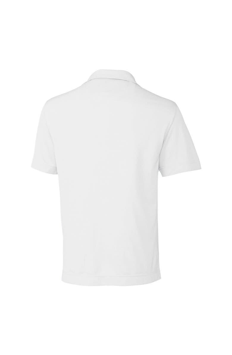 Cutter & Buck Men's Cutter & Buck White Tacoma Rainiers DryTec Genre Textured Solid Polo, Alternate, color, 