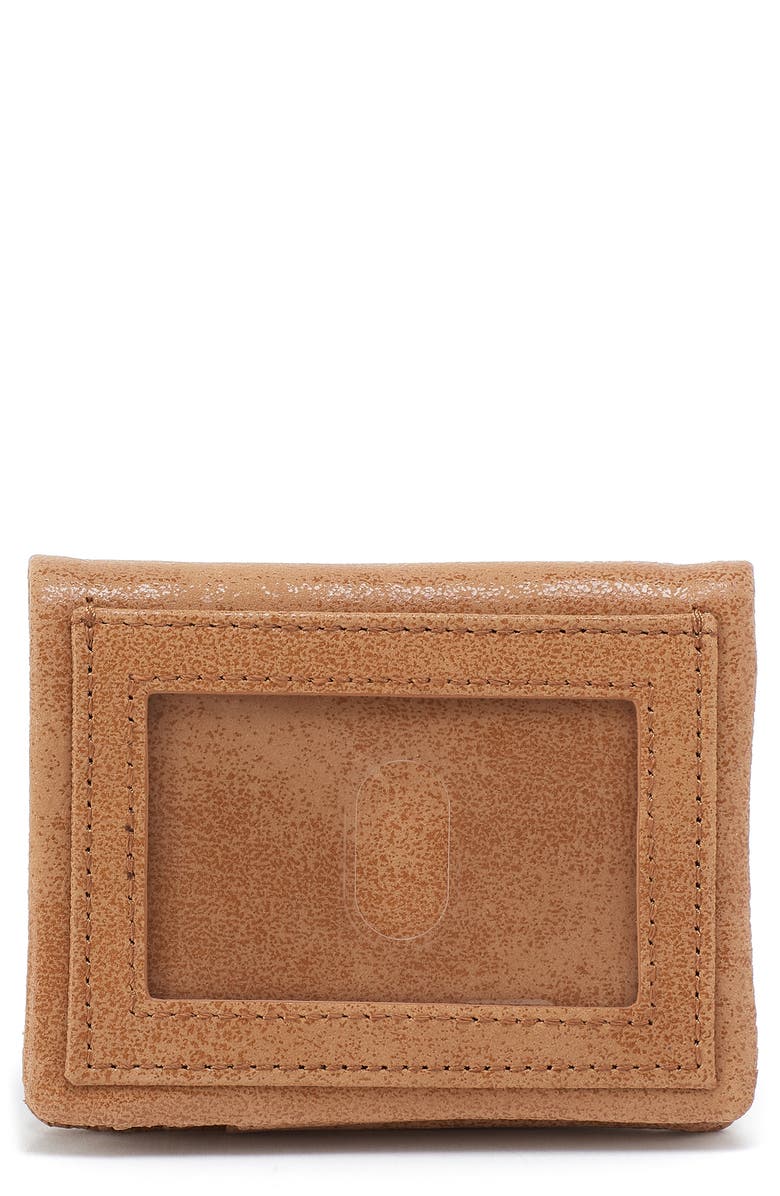 HOBO Lumen Leather Compact Wallet, Main, color, Whiskey