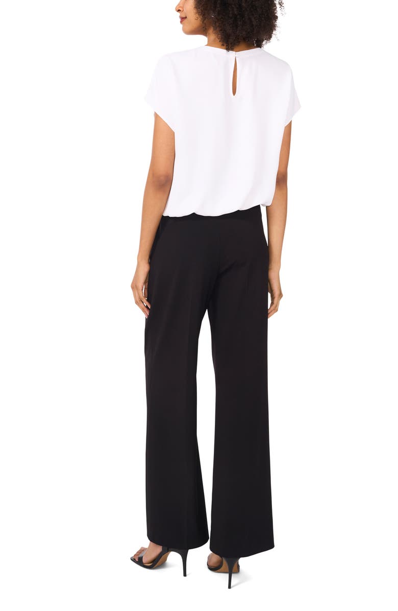 Vince Camuto Short Sleeve Tie Hem Top, Alternate, color, 